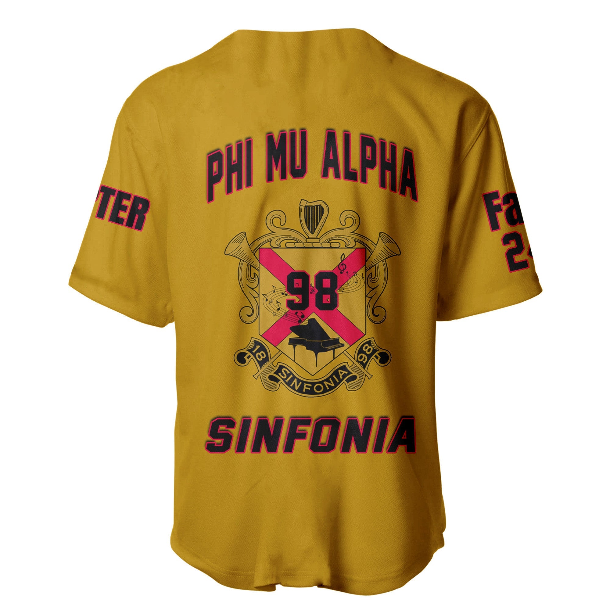 (Custom) Africazone Baseball Jersey - Phi Mu Alpha Sinfonia A31