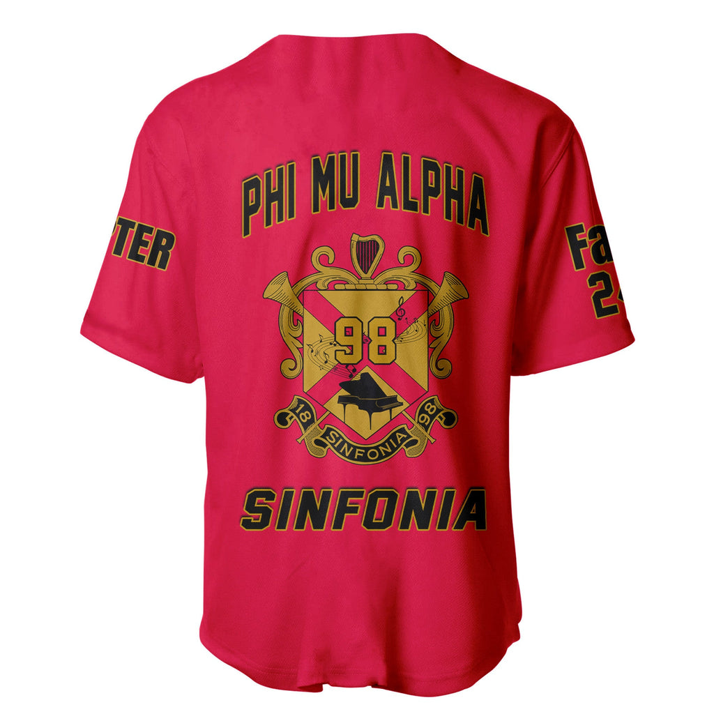(Custom) Africazone Baseball Jersey - Phi Mu Alpha Sinfonia A31