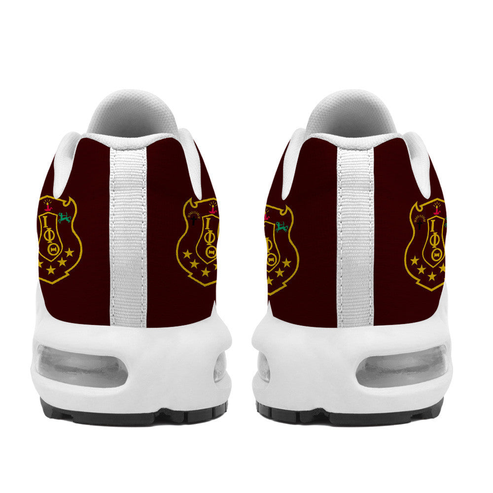 (Personalized) Iotas 1963 Brotherhood Cushion Sport Shoes - Brown & Gold Legacy