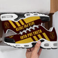 (Personalized) Iotas 1963 Brotherhood Cushion Sport Shoes - Brown & Gold Legacy