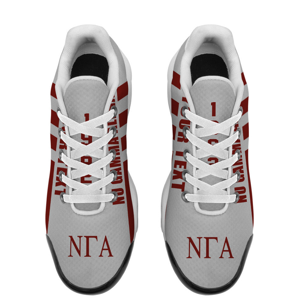 Africazone Shoes - Nu Gamma Alpha Fraternity Cushion Sports Shoes A31