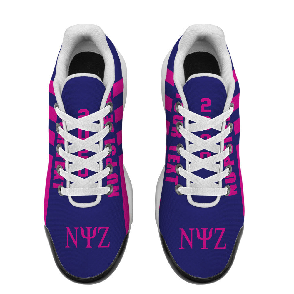 Africazone Shoes - Nu Psi Zeta Military Sorority Cushion Sports Shoes A31