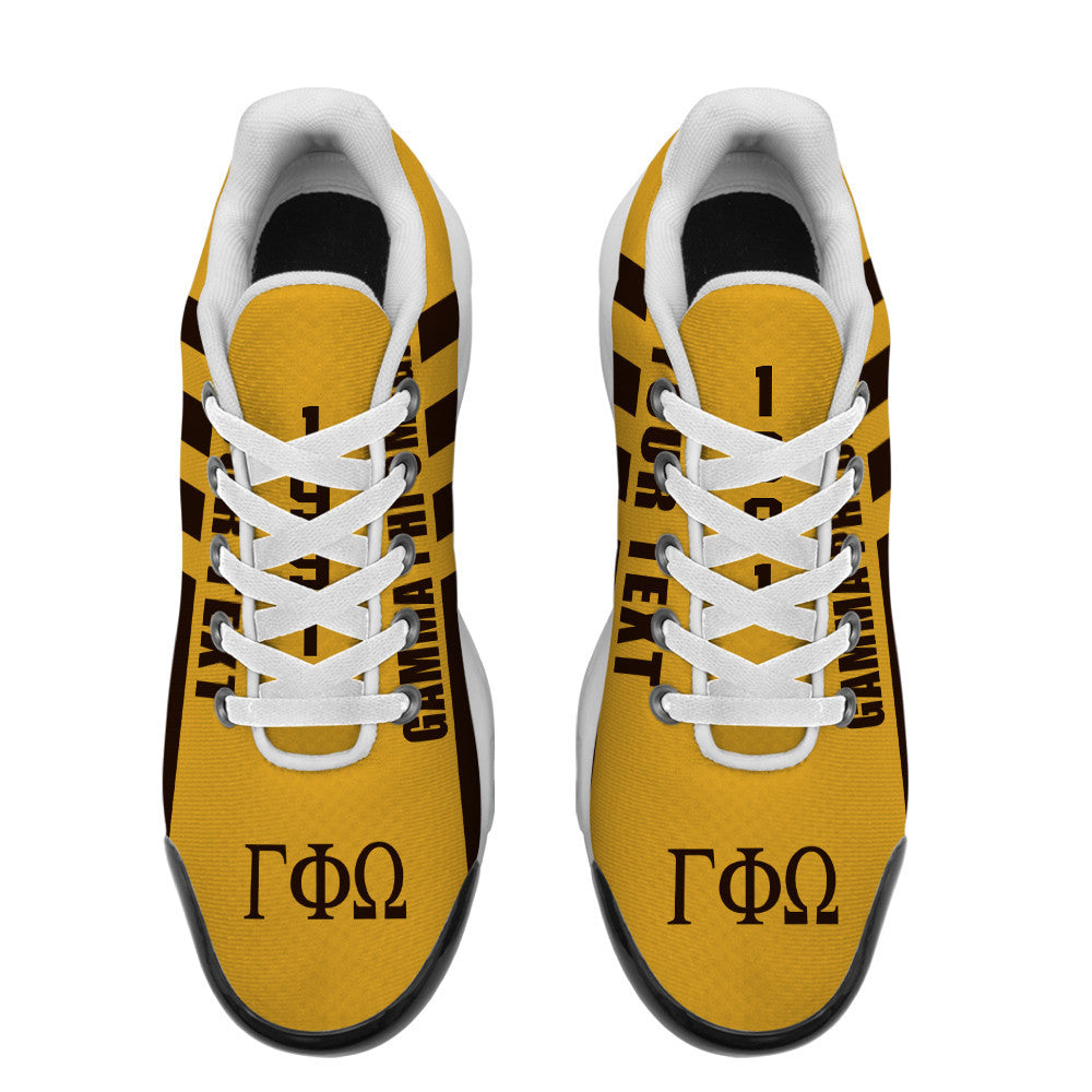 Africazone Shoes - Gamma Phi Omega Fraternity Cushion Sports Shoes A31