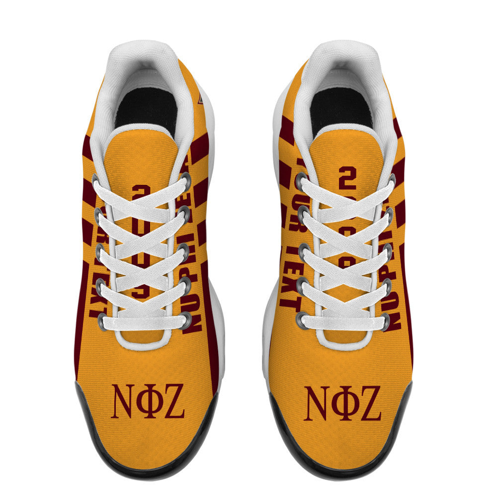 Africazone Shoes - Nu Phi Zeta Fraternity Cushion Sports Shoes A31