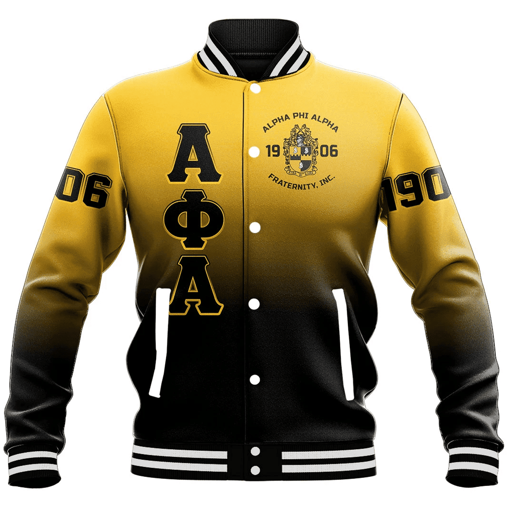 Alpha Phi Alpha Gradient Baseball Jackets | Africazone.store