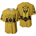 Africa Zone Baseball Jersey - Alpha Phi Alpha 1906 Baseball Jerseys A31