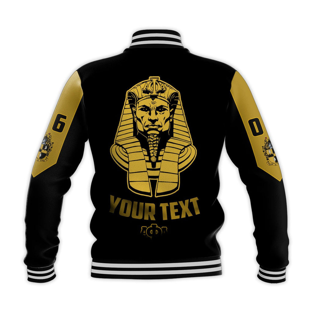 Africa Zone Jacket - (Custom) Alpha Phi Alpha Motto Baseball Jackets A31