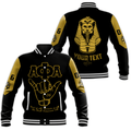 Africa Zone Jacket - (Custom) Alpha Phi Alpha Motto Baseball Jackets A31