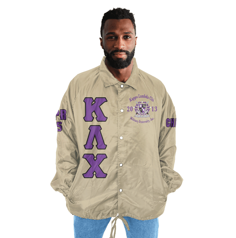 (Custom) Greeklife Jacket - KLC Military Fraternity Crossing Jacket A31