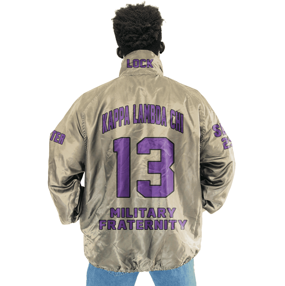 (Custom) Greeklife Jacket - KLC Military Fraternity Crossing Jacket A31