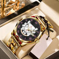 Greeklife Accessories - Alpha Kappa Phi Sorority Alloy Luxury Quartz Watch A31