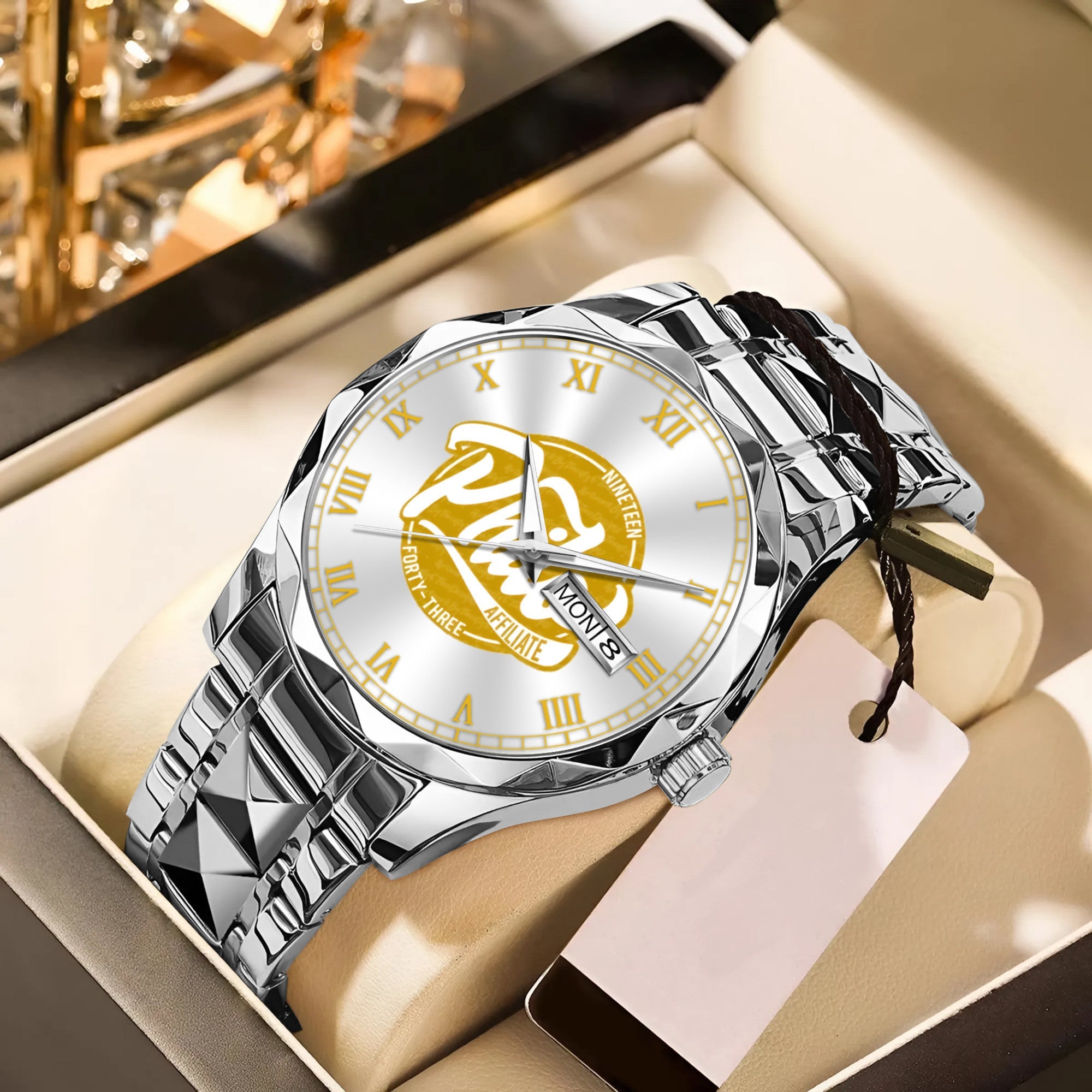 Greeklife Accessories - Philo Affiliate Sorority Alloy Luxury Quartz Watch A31