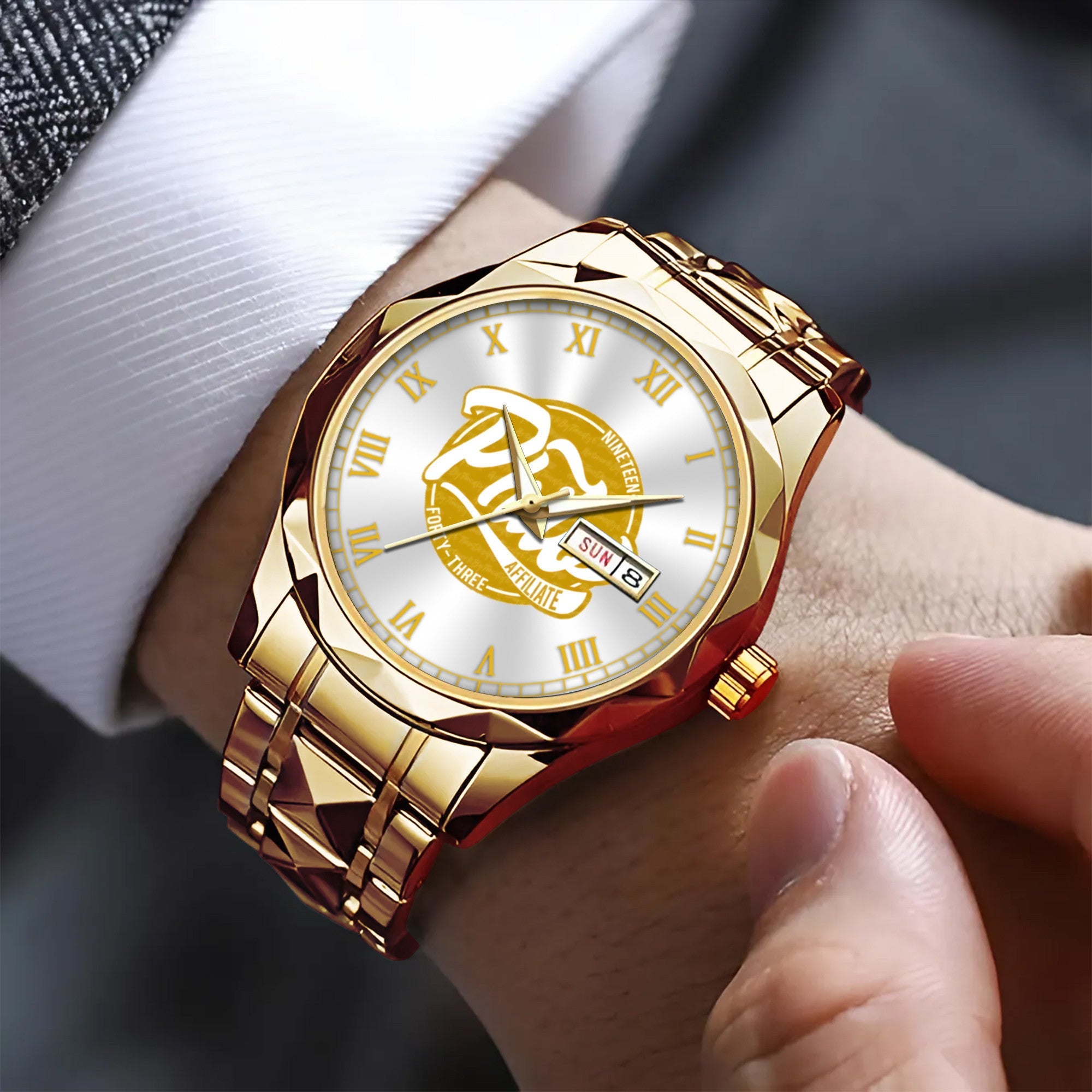 Greeklife Accessories - Philo Affiliate Sorority Alloy Luxury Quartz Watch A31