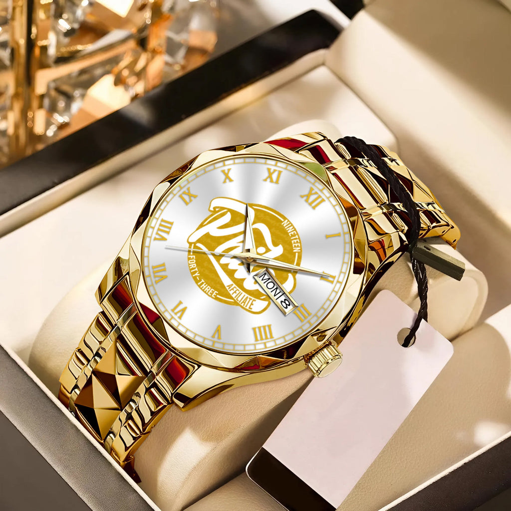 Greeklife Accessories - Philo Affiliate Sorority Alloy Luxury Quartz Watch A31
