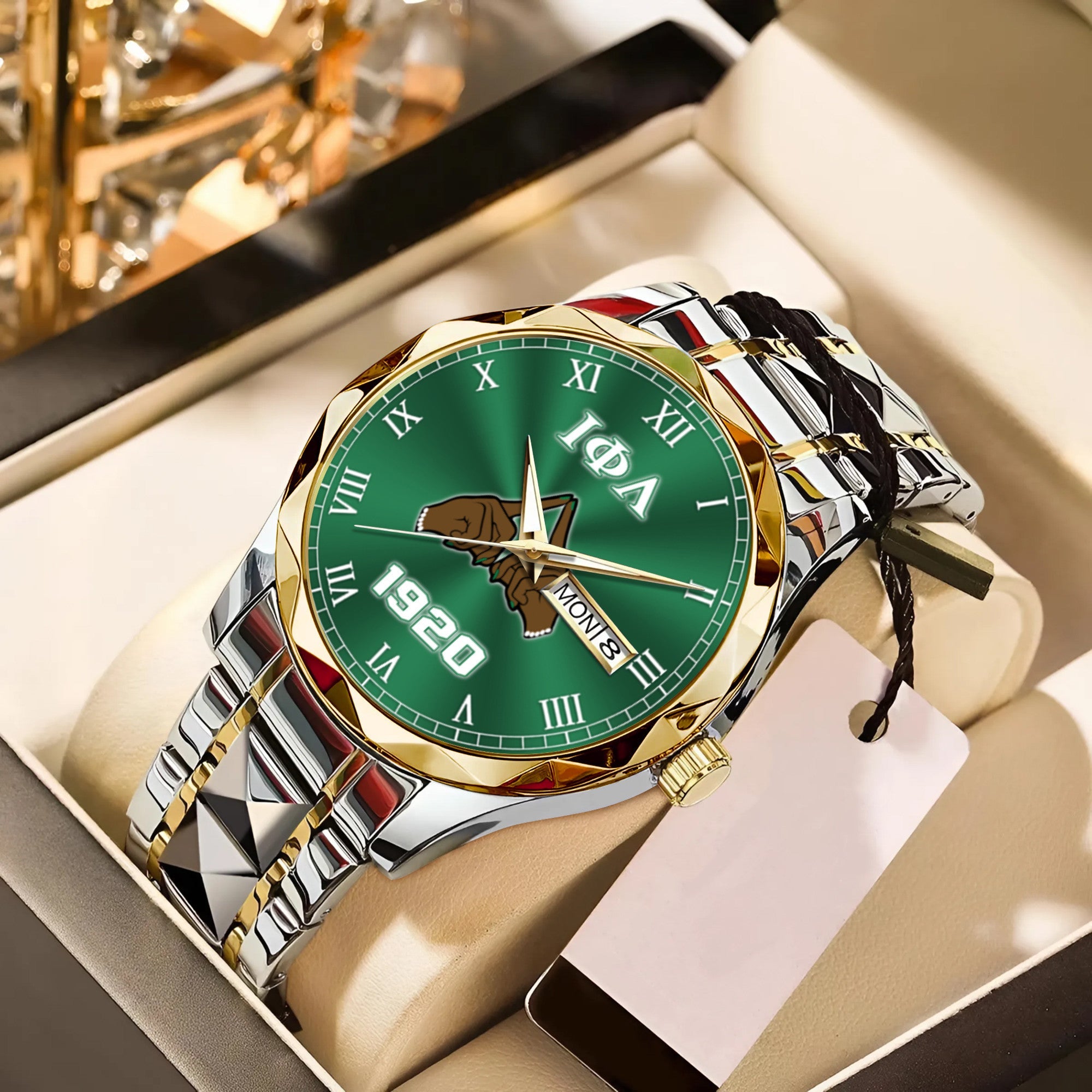 Greeklife Accessories - Iota Phi Lambda Sorority Handsign Alloy Luxury Quartz Watch A31