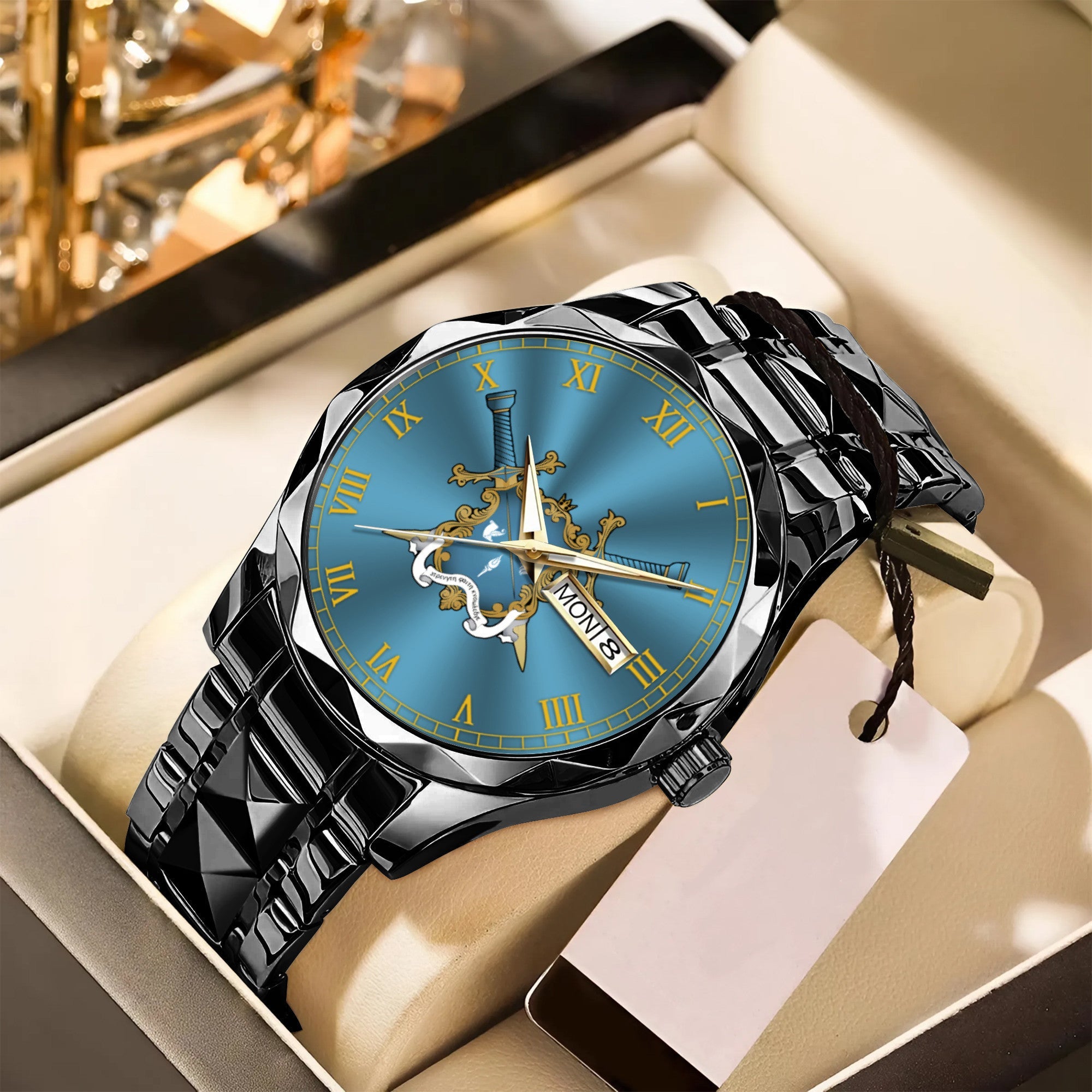 Greeklife Accessories - Mu Beta Phi Military Fraternity Alloy Luxury Quartz Watch A31