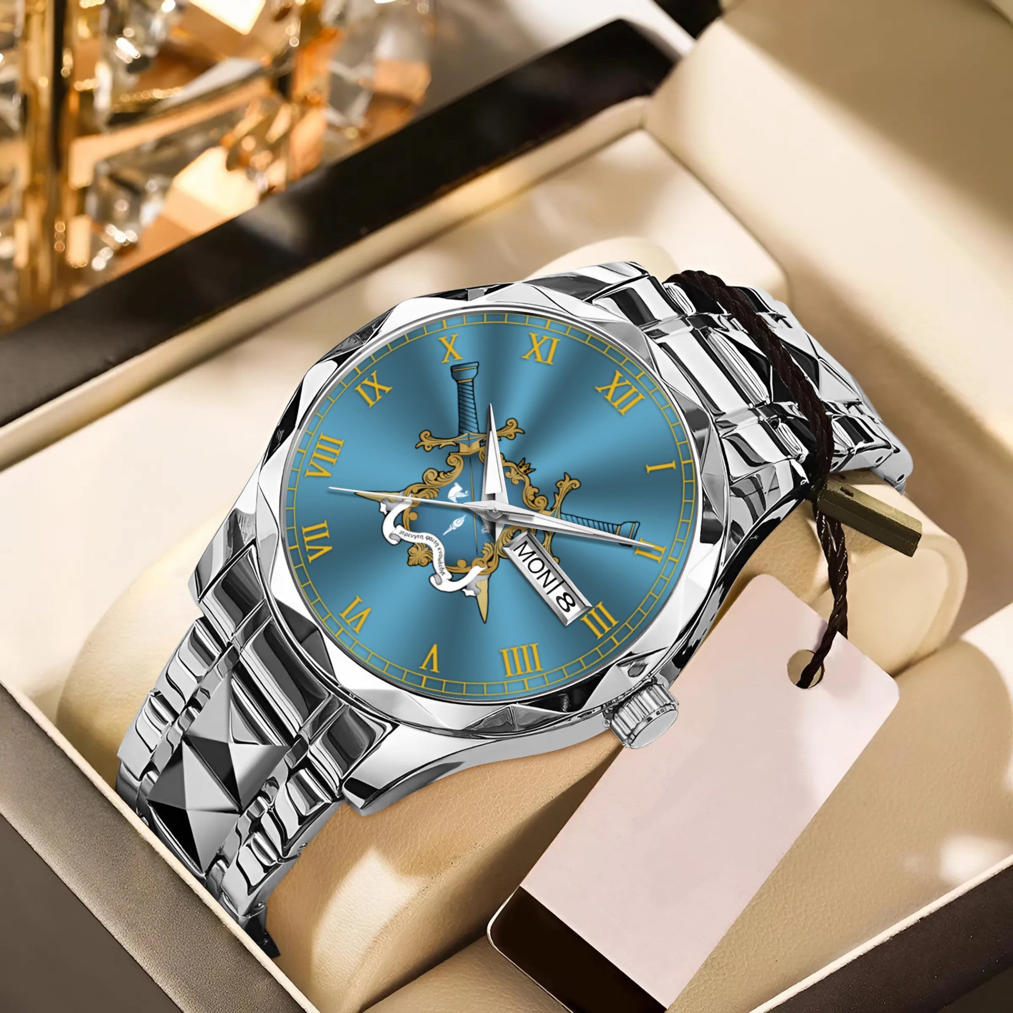 Greeklife Accessories - Mu Beta Phi Military Fraternity Alloy Luxury Quartz Watch A31