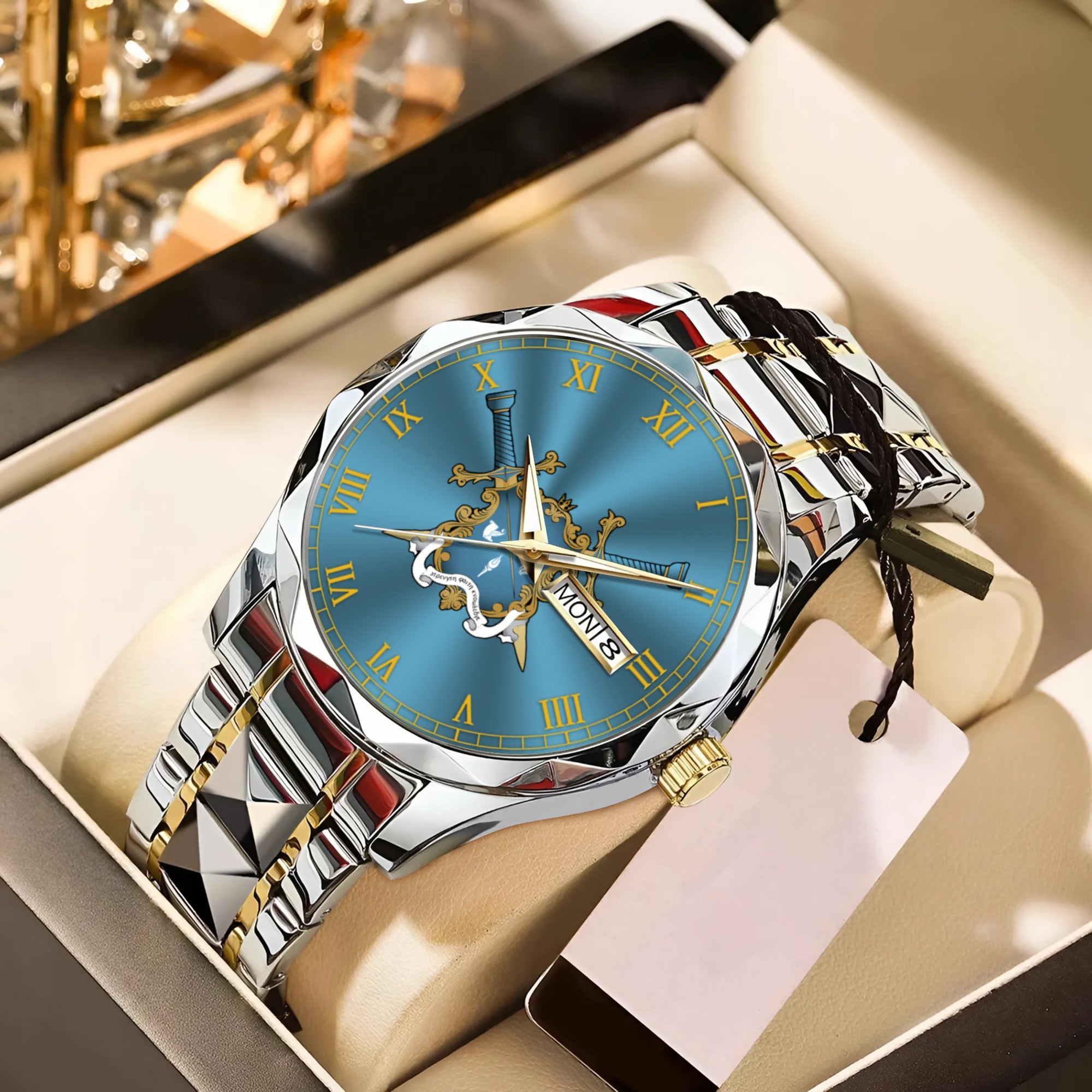 Greeklife Accessories - Mu Beta Phi Military Fraternity Alloy Luxury Quartz Watch A31
