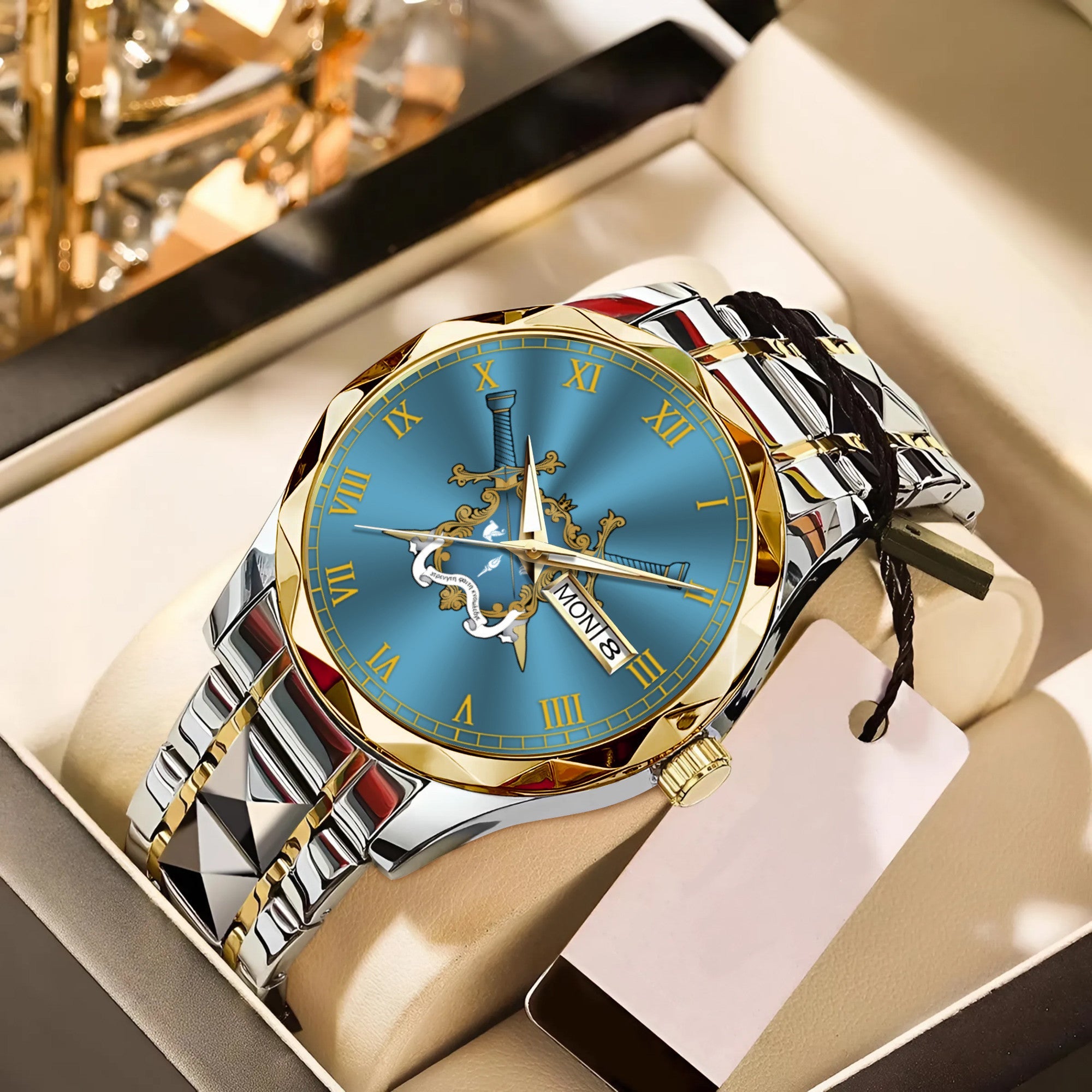 Greeklife Accessories - Mu Beta Phi Military Fraternity Alloy Luxury Quartz Watch A31