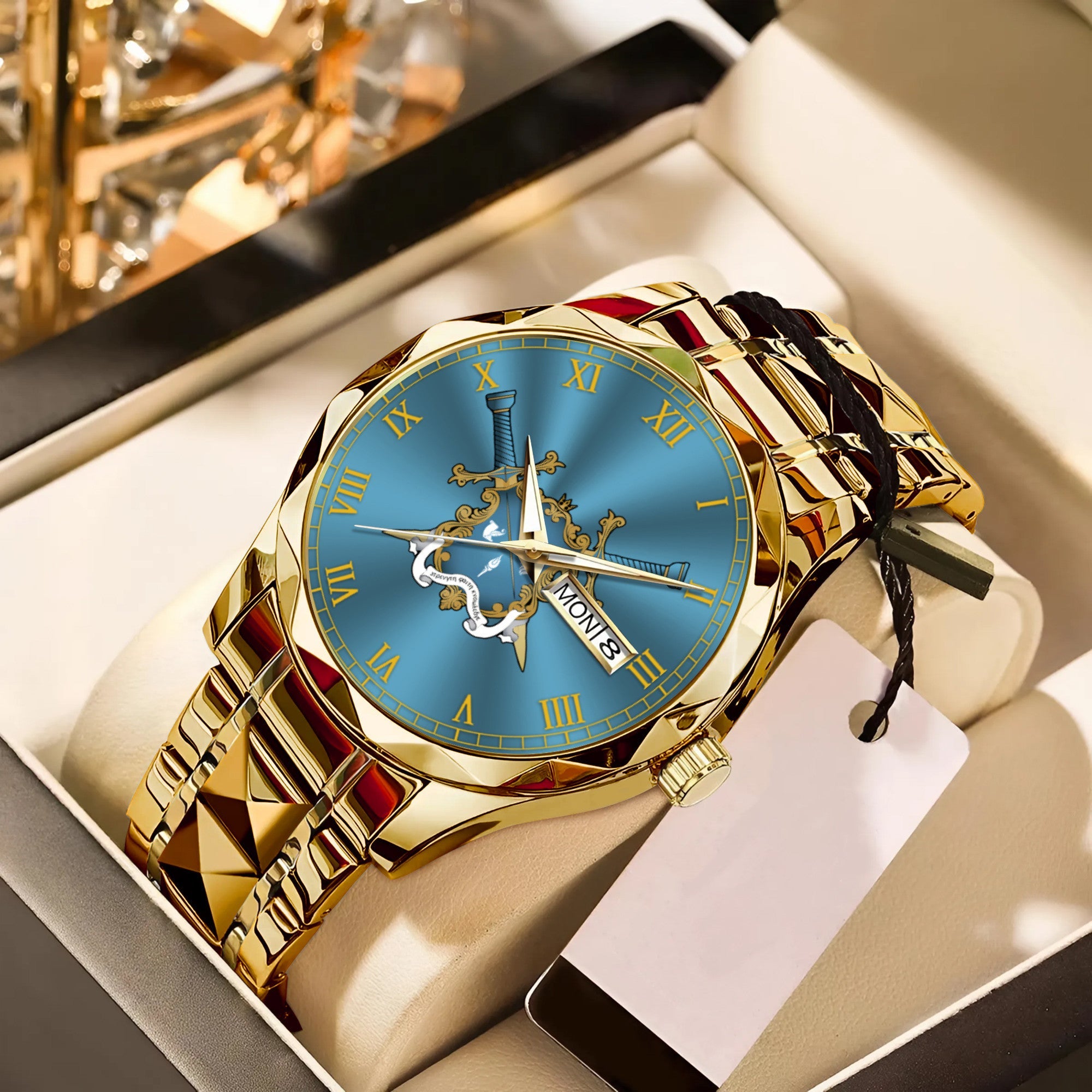 Greeklife Accessories - Mu Beta Phi Military Fraternity Alloy Luxury Quartz Watch A31