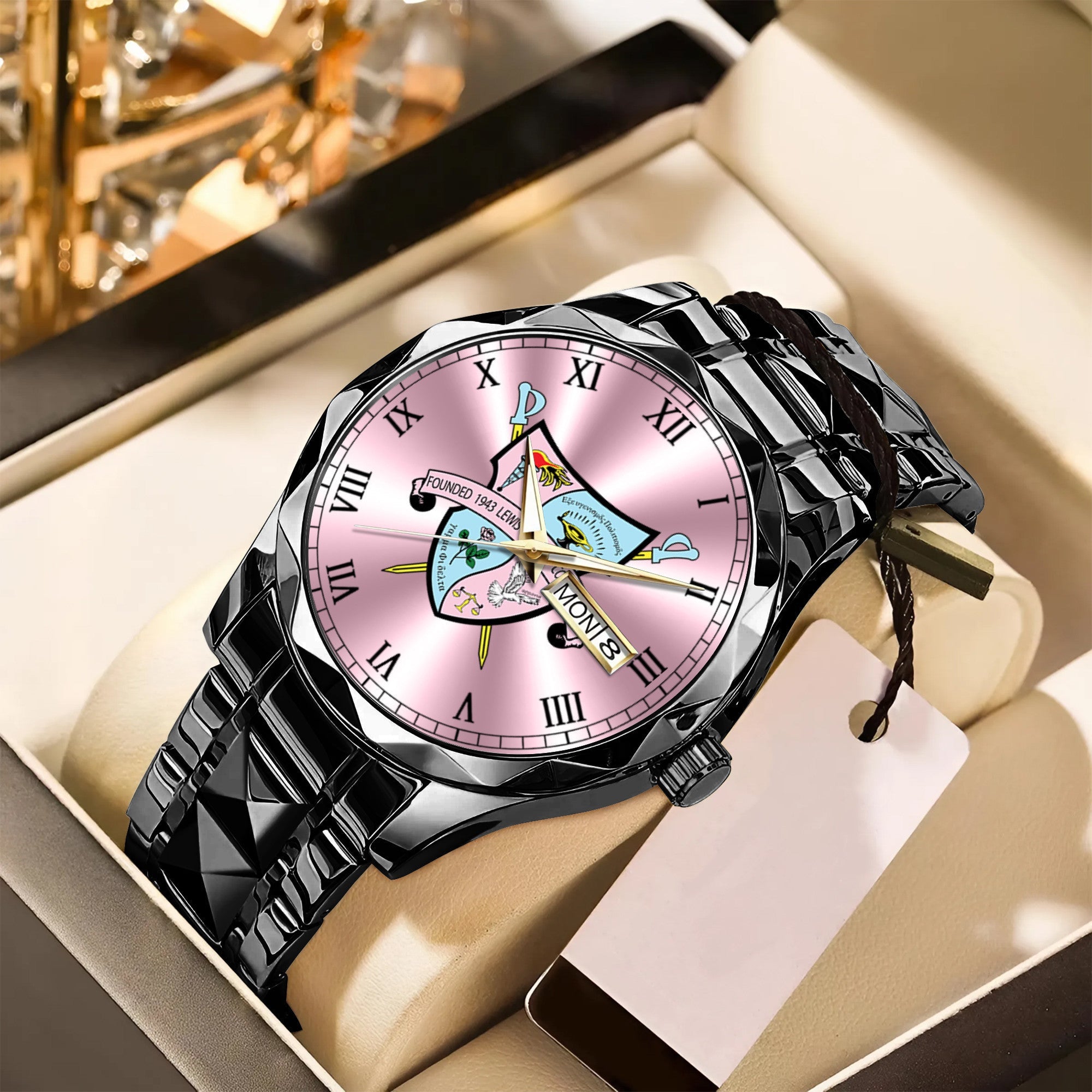 Greeklife Accessories - Gamma Phi Delta Sorority Alloy Luxury Quartz Watch A31