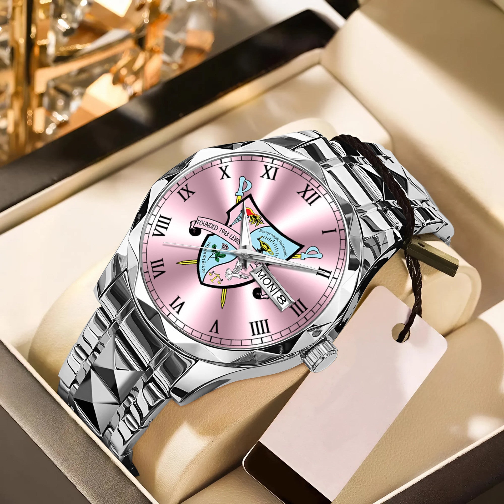 Greeklife Accessories - Gamma Phi Delta Sorority Alloy Luxury Quartz Watch A31
