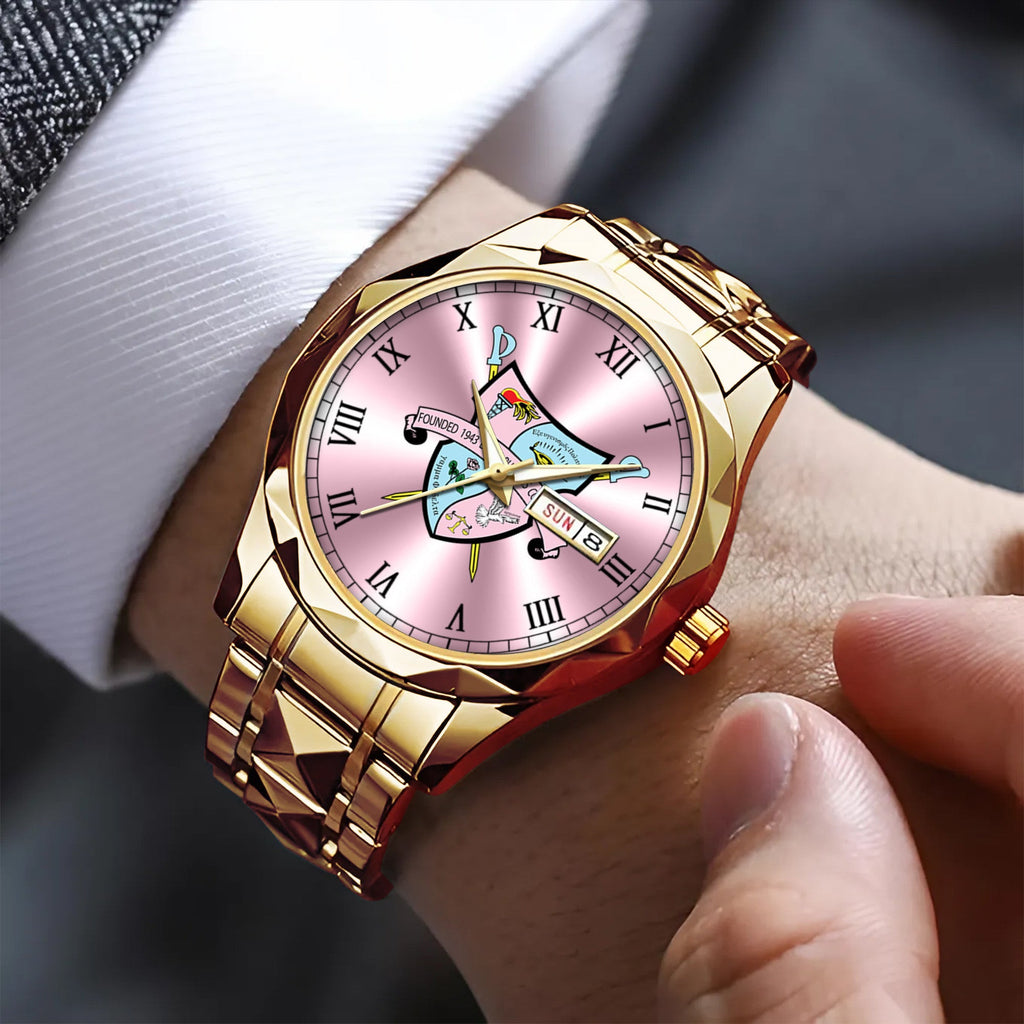 Greeklife Accessories - Gamma Phi Delta Sorority Alloy Luxury Quartz Watch A31