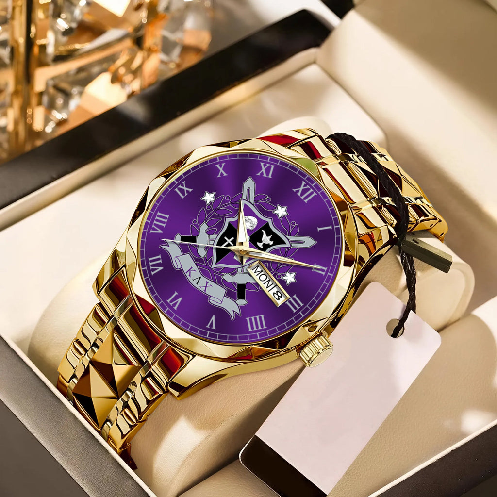 Greeklife Accessories - Kappa Lambda Chi Military Fraternity Alloy Luxury Quartz Watch A31