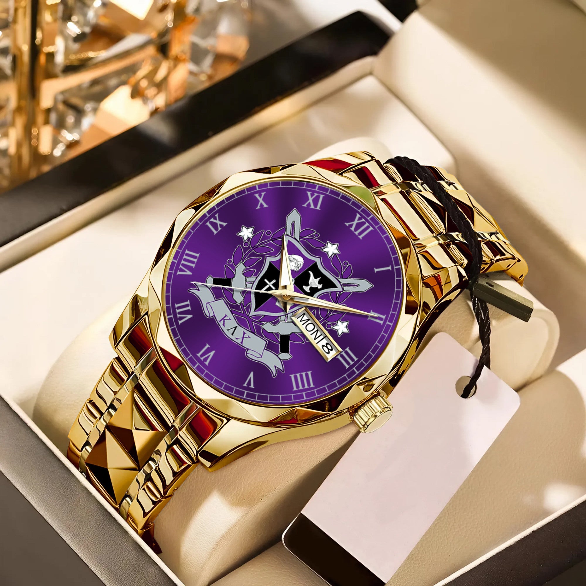 Greeklife Accessories - Kappa Lambda Chi Military Fraternity Alloy Luxury Quartz Watch A31