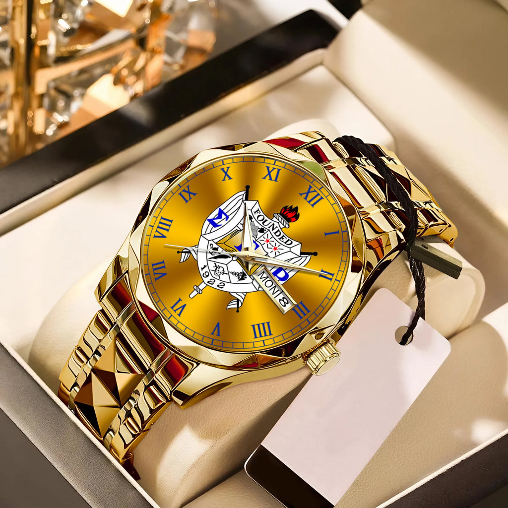 Greeklife Accessories - Sigma Gamma Rho Sorority Alloy Luxury Quartz Watch A31