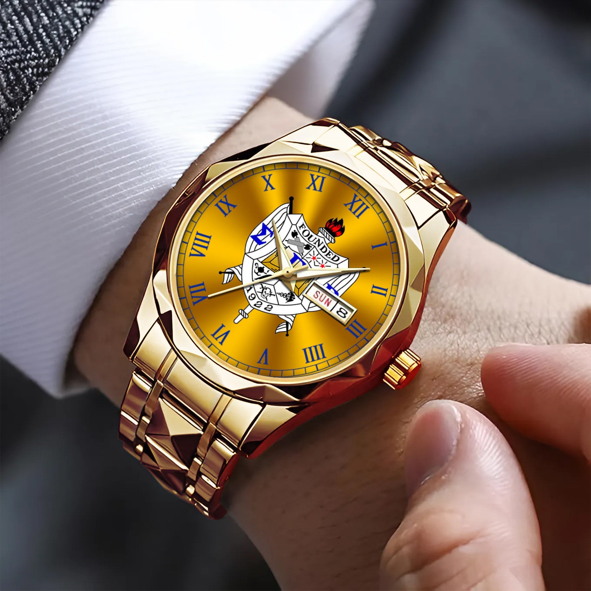 Greeklife Accessories - Sigma Gamma Rho Sorority Alloy Luxury Quartz Watch A31