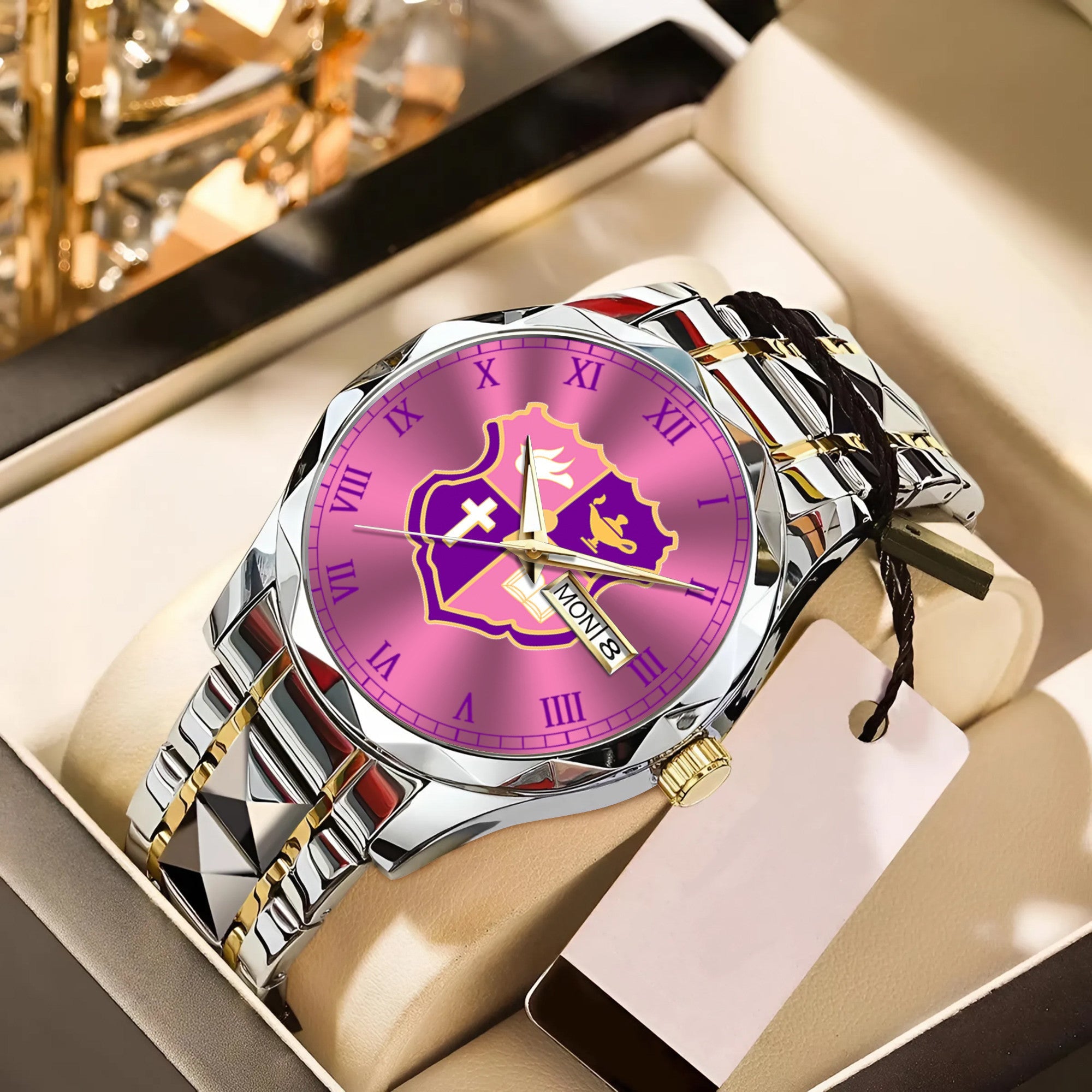 Greeklife Accessories - Kappa Epsilon Psi Military Sorority Alloy Luxury Quartz Watch A31