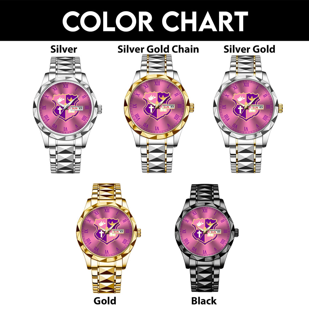 Greeklife Accessories - Kappa Epsilon Psi Military Sorority Alloy Luxury Quartz Watch A31