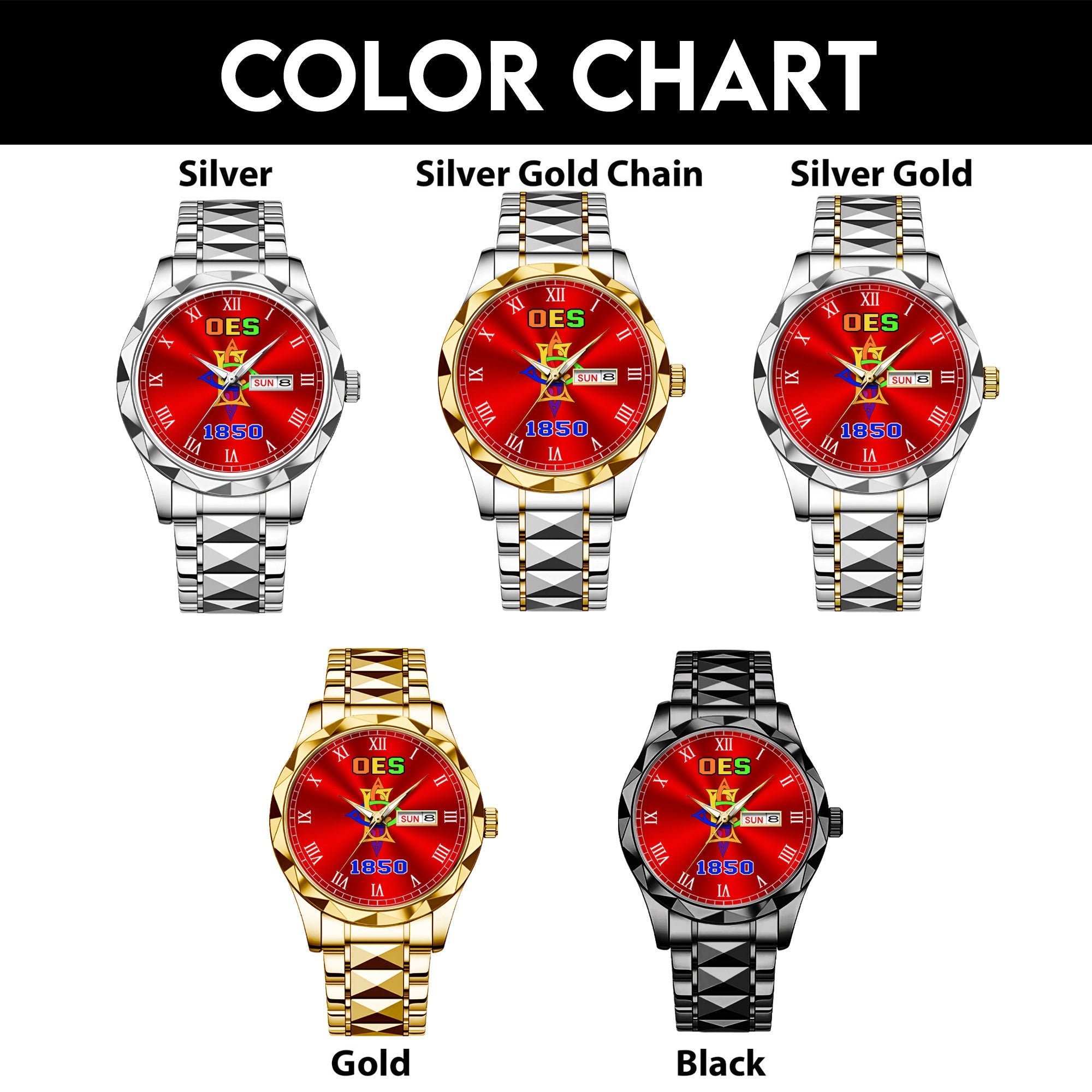 Greeklife Accessories - Order of the Eastern Star Sister Alloy Luxury Quartz Watch A31