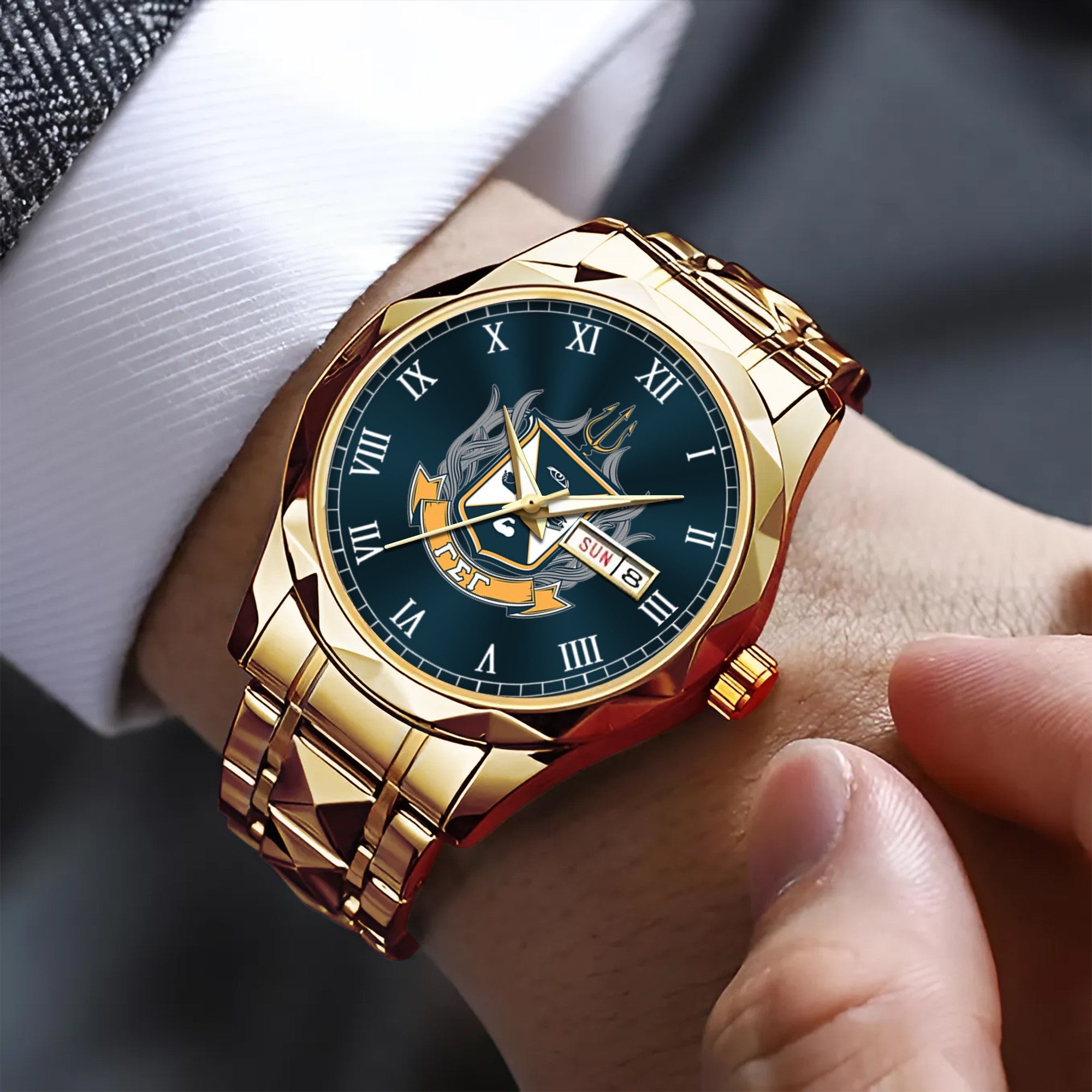 Greeklife Accessories - Gamma Sigma Gamma Fraternity Alloy Luxury Quartz Watch A31