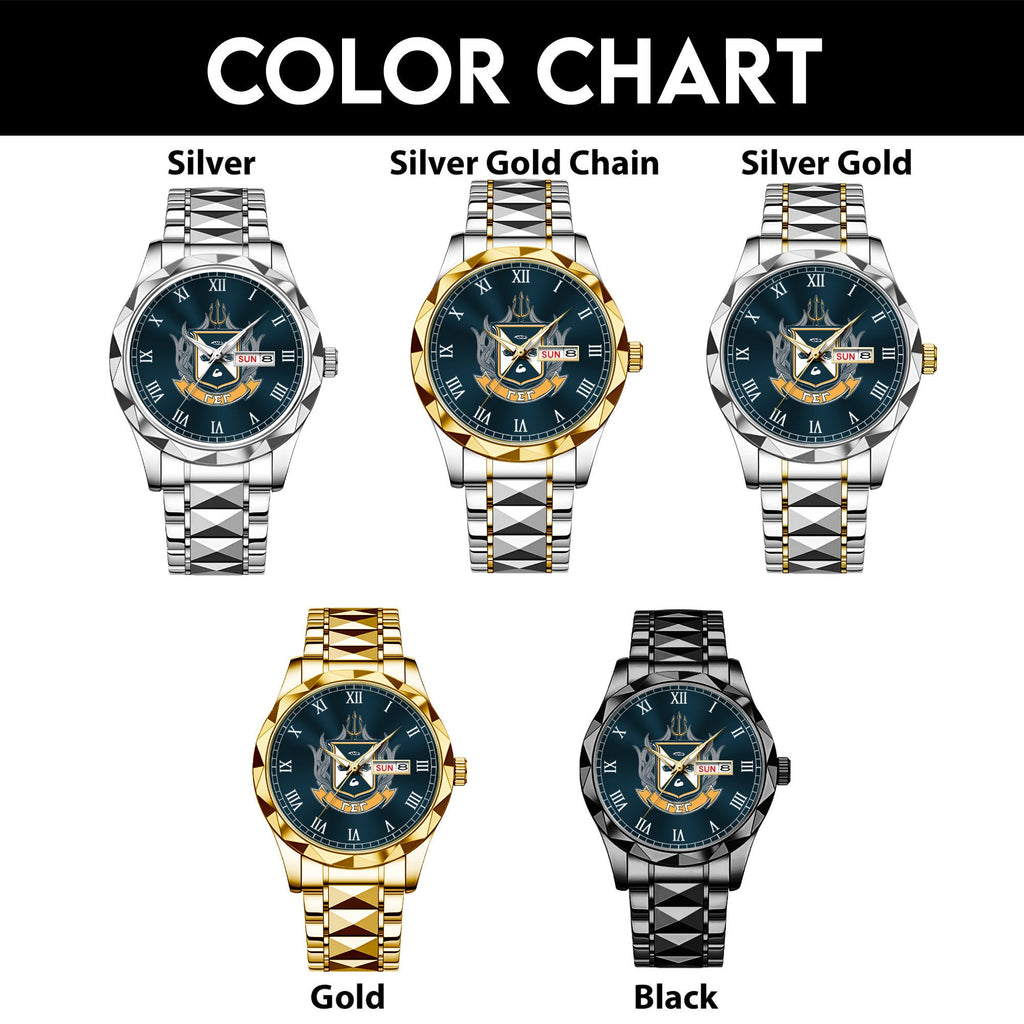 Greeklife Accessories - Gamma Sigma Gamma Fraternity Alloy Luxury Quartz Watch A31