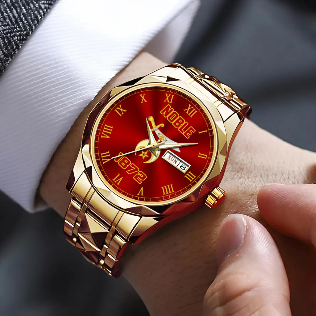 Greeklife Accessories - Shriner Noble Pharaoh Burning Sands Alloy Luxury Quartz Watch A31