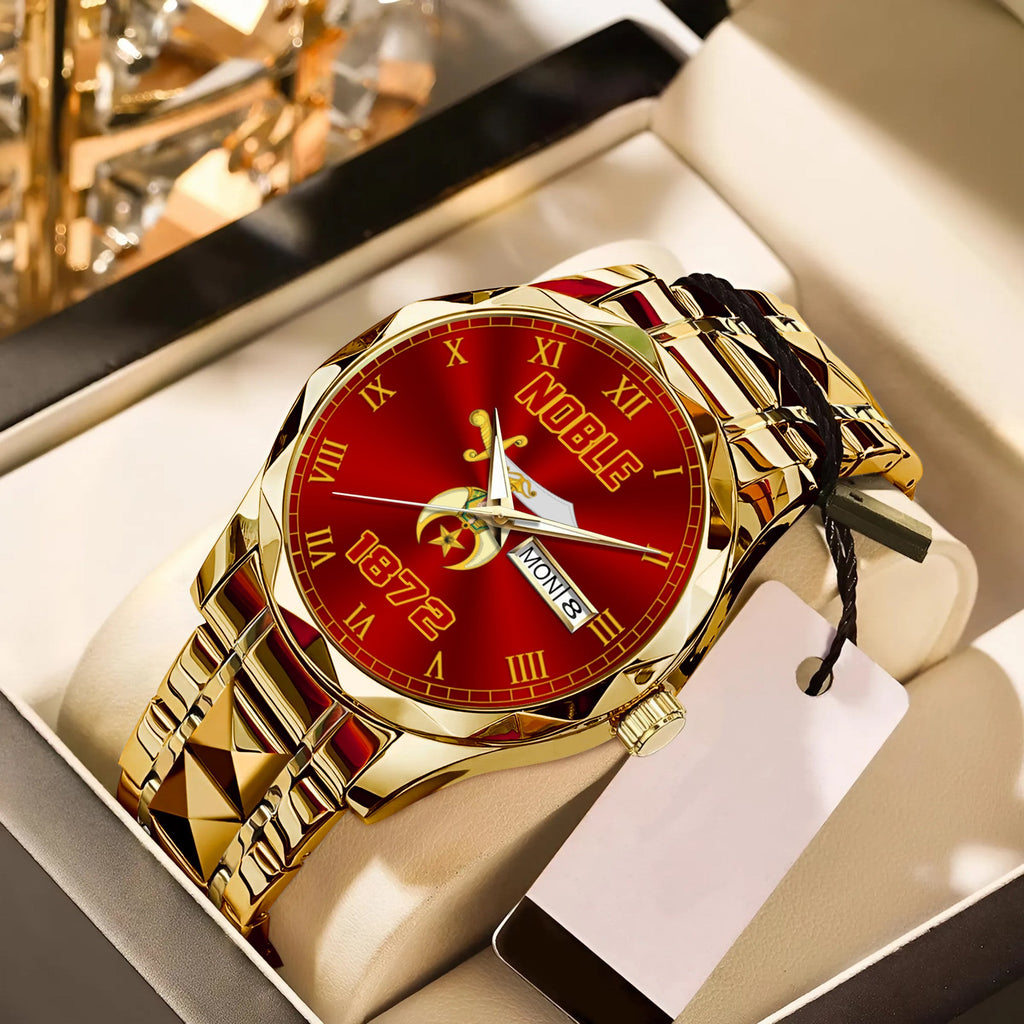 Greeklife Accessories - Shriner Noble Pharaoh Burning Sands Alloy Luxury Quartz Watch A31