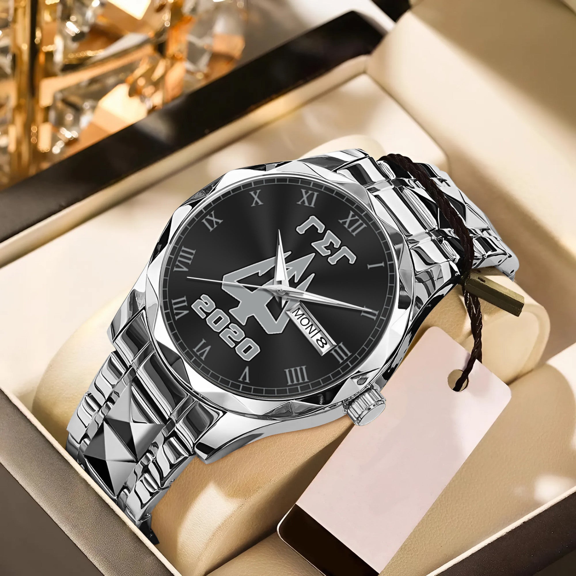 Greeklife Accessories - Gamma Sigma Gamma Fraternity Trident Alloy Luxury Quartz Watch A31