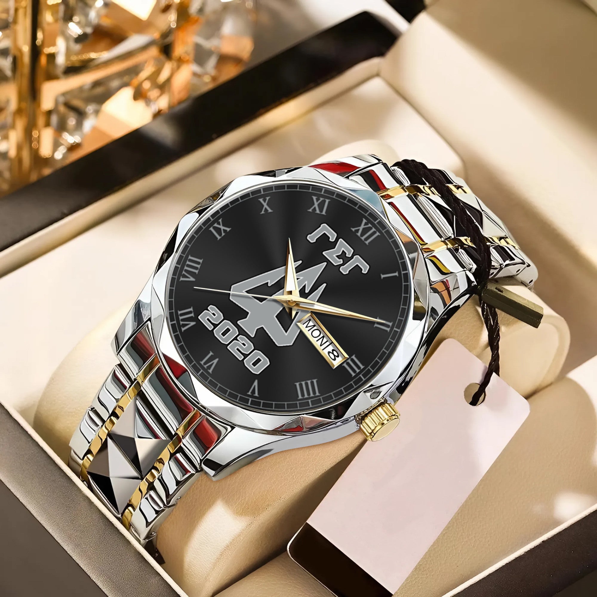 Greeklife Accessories - Gamma Sigma Gamma Fraternity Trident Alloy Luxury Quartz Watch A31