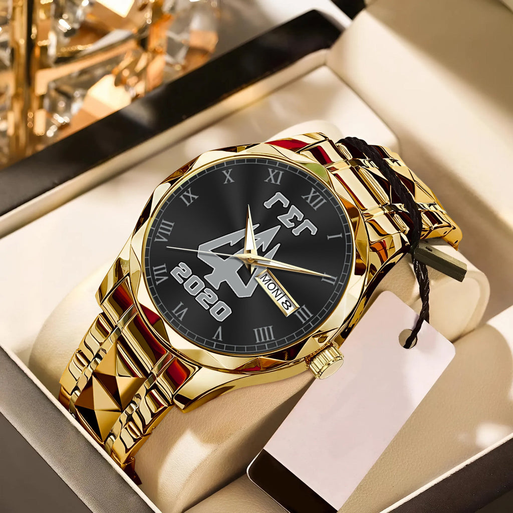 Greeklife Accessories - Gamma Sigma Gamma Fraternity Trident Alloy Luxury Quartz Watch A31