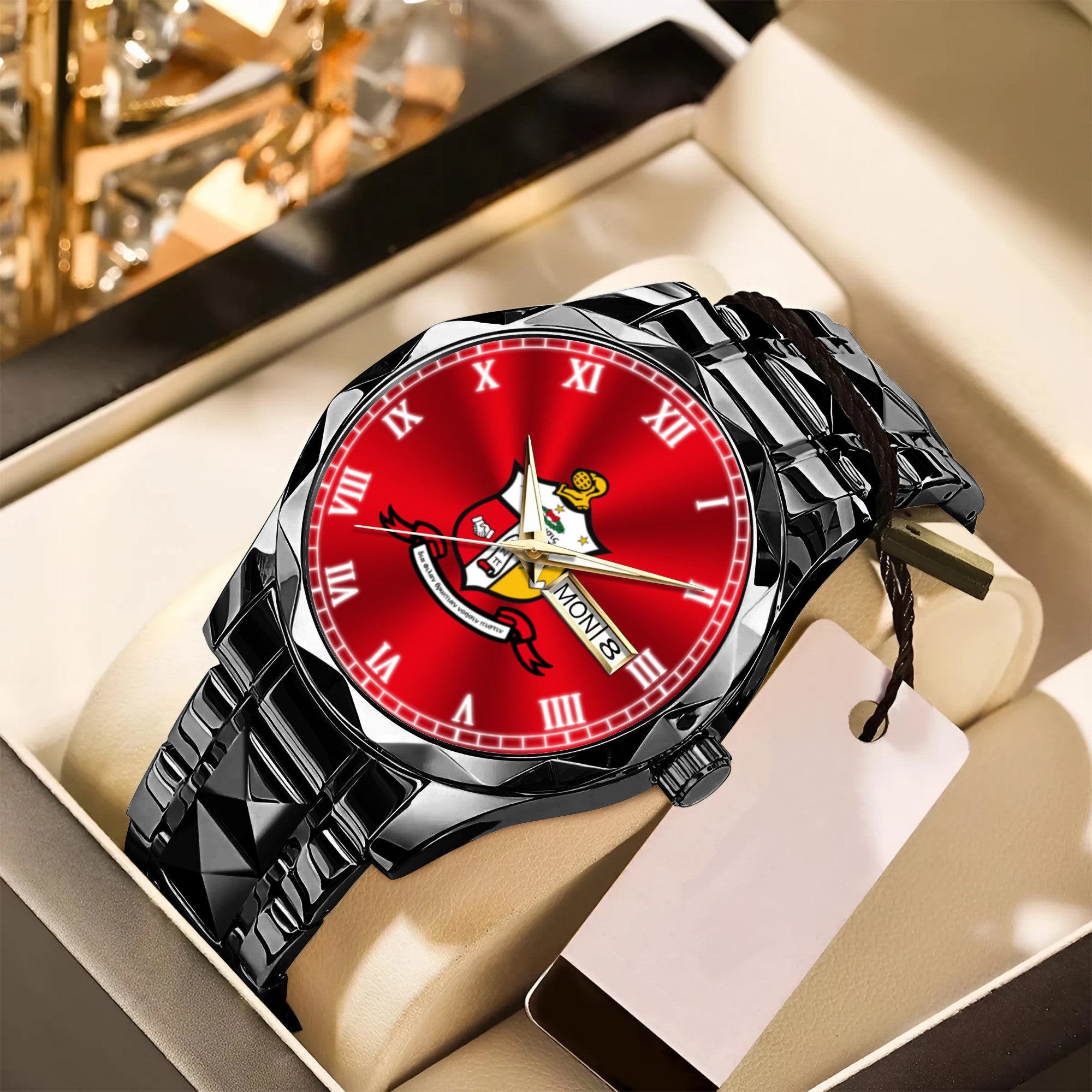 Greeklife Accessories - Kappa Alpha Psi Fraternity Alloy Luxury Quartz Watch A31