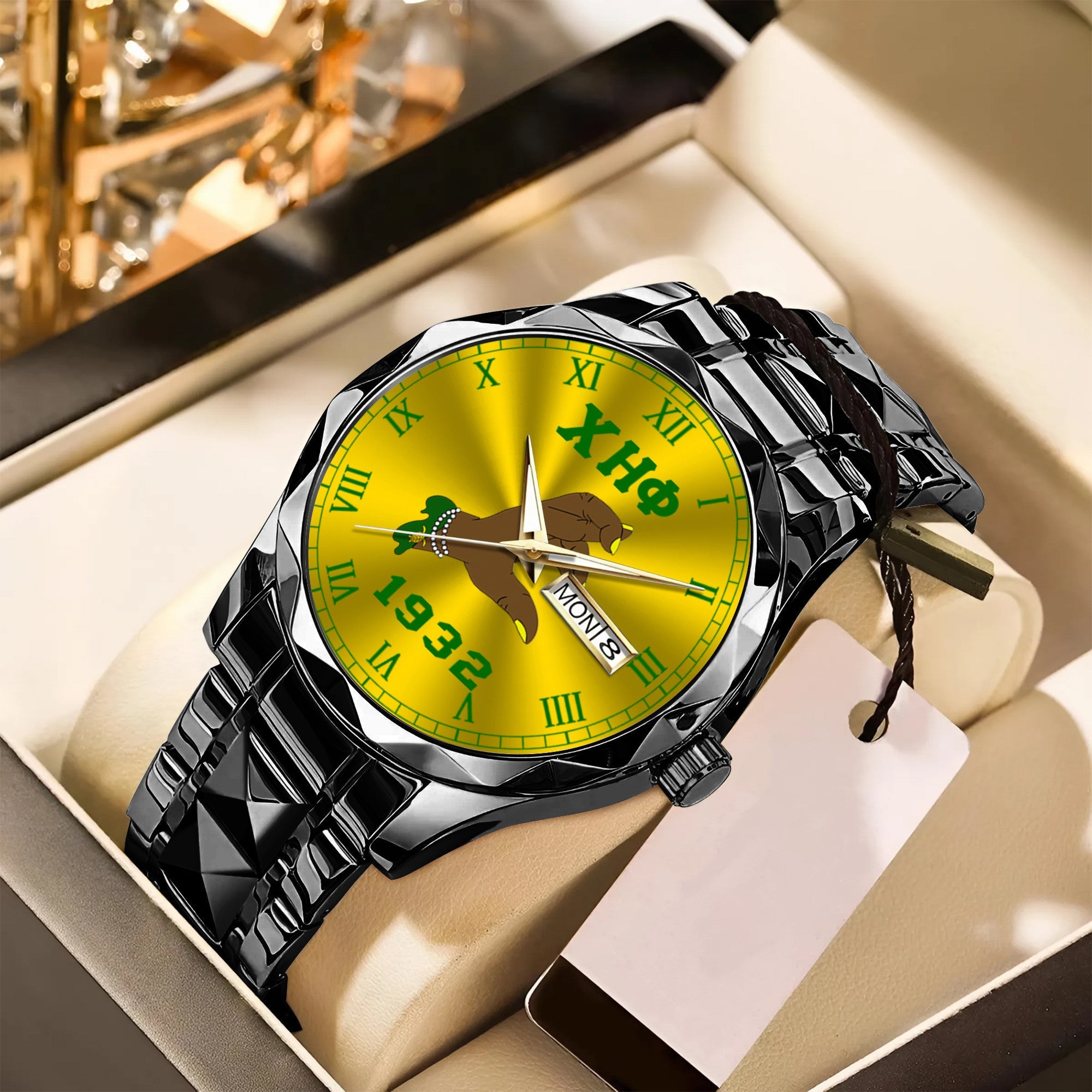 Greeklife Accessories - Chi Eta Phi Sorority Handsign Alloy Luxury Quartz Watch A31