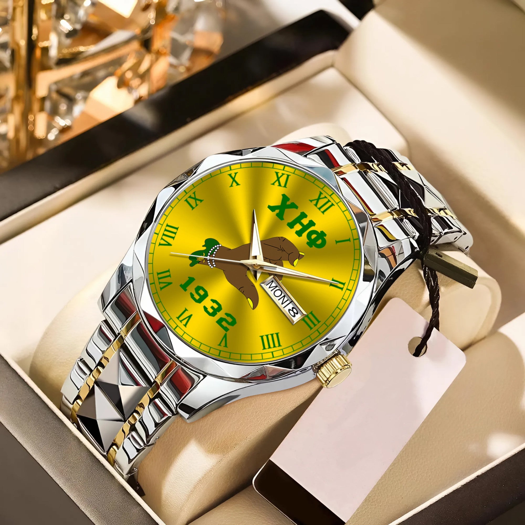 Greeklife Accessories - Chi Eta Phi Sorority Handsign Alloy Luxury Quartz Watch A31