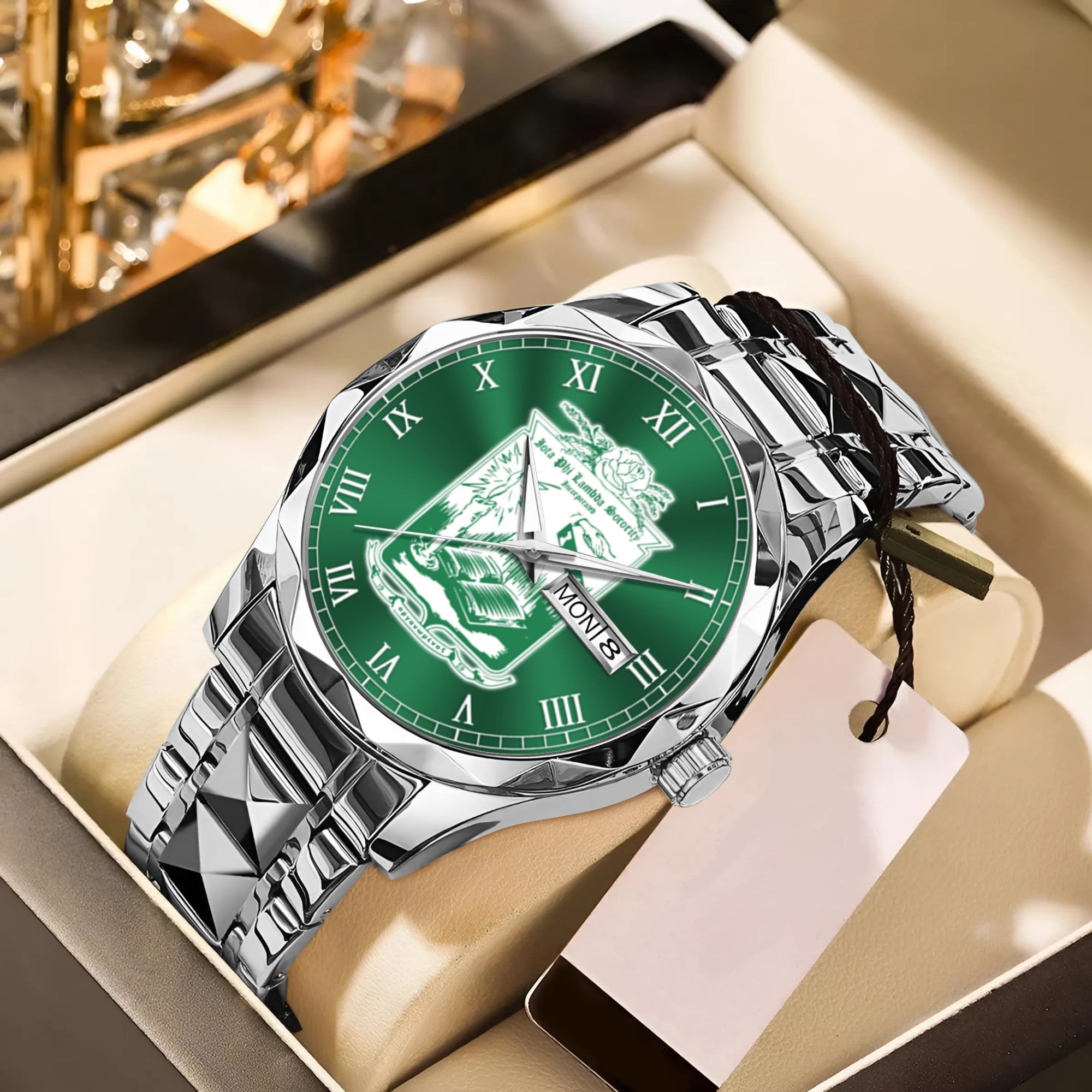 Greeklife Accessories - Iota Phi Lambda Sorority Alloy Luxury Quartz Watch A31