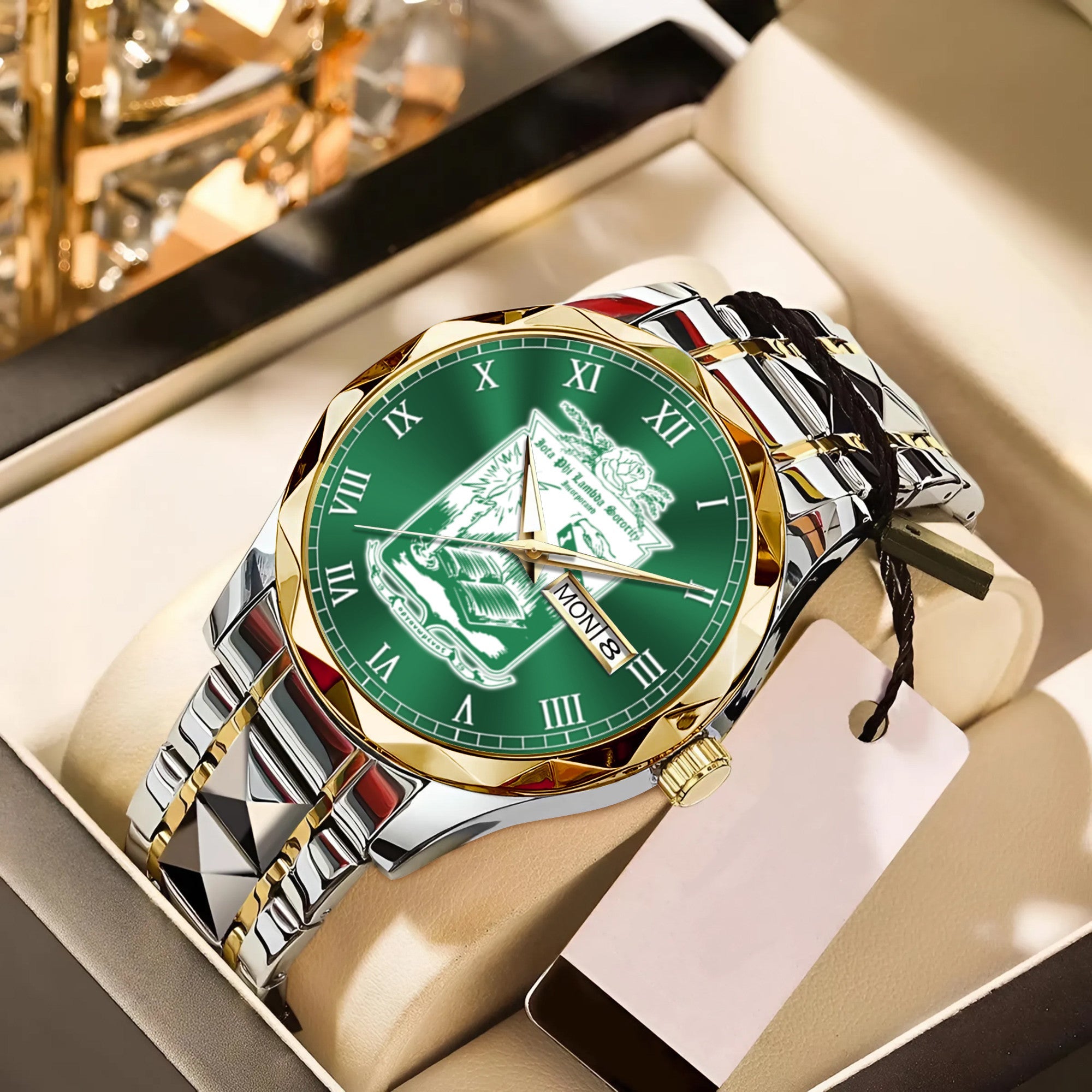 Greeklife Accessories - Iota Phi Lambda Sorority Alloy Luxury Quartz Watch A31
