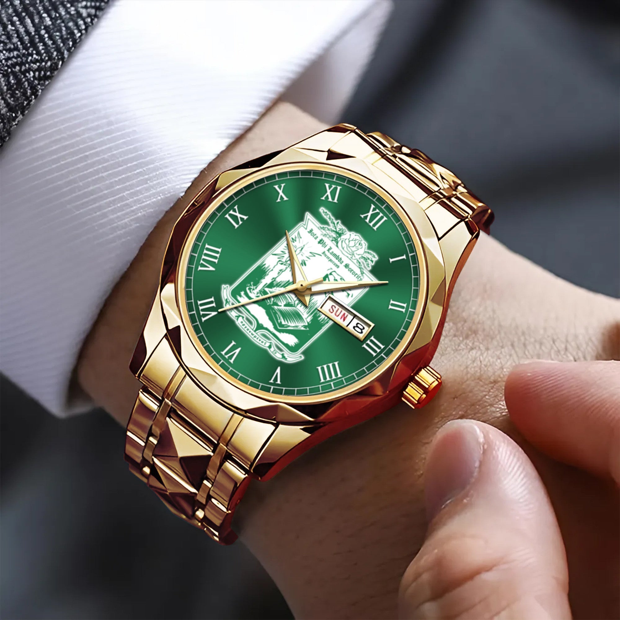 Greeklife Accessories - Iota Phi Lambda Sorority Alloy Luxury Quartz Watch A31