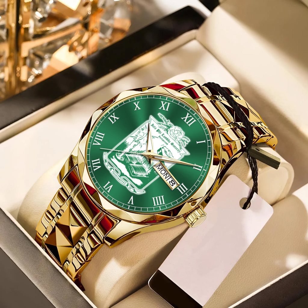Greeklife Accessories - Iota Phi Lambda Sorority Alloy Luxury Quartz Watch A31