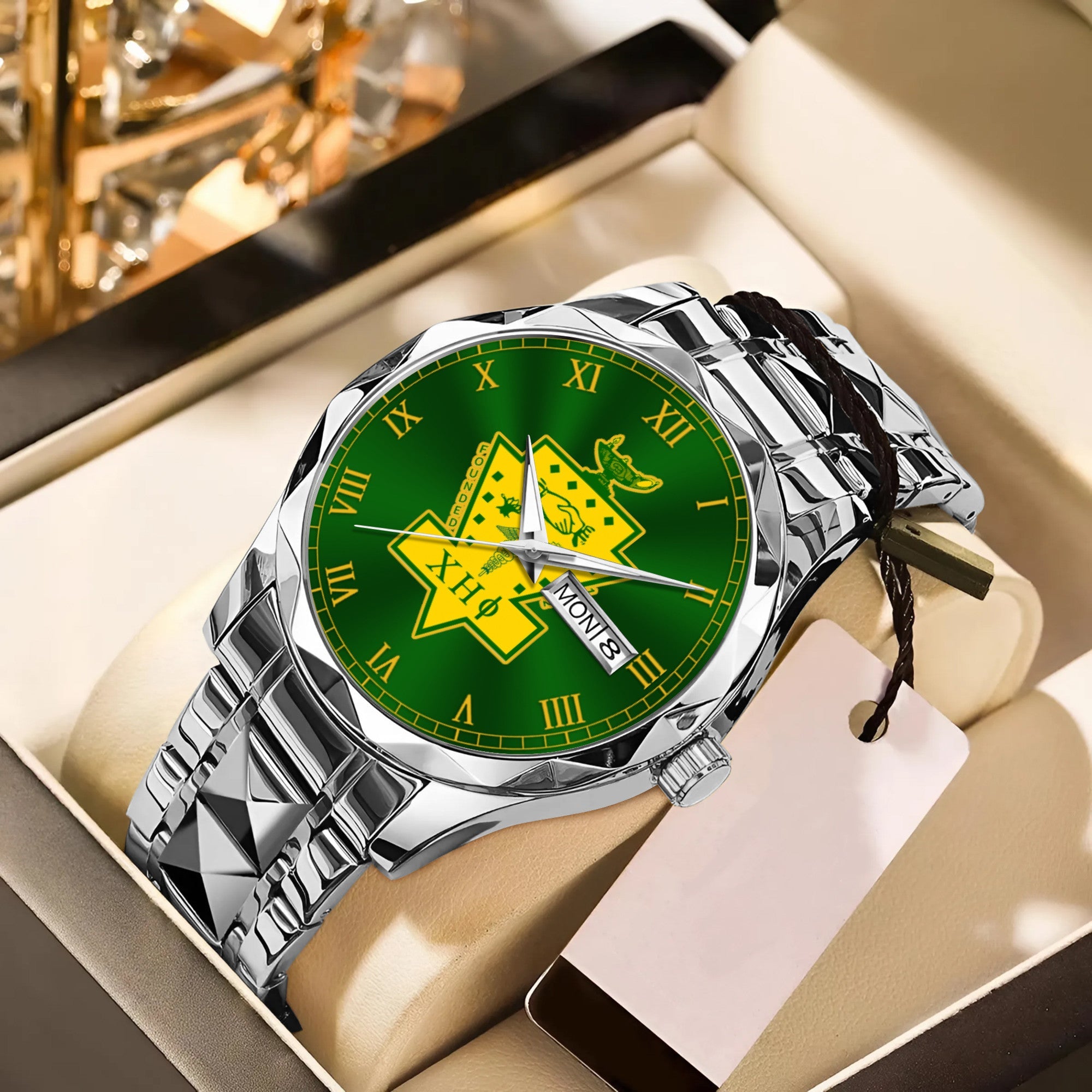 Greeklife Accessories - Chi Eta Phi Sorority Alloy Luxury Quartz Watch A31