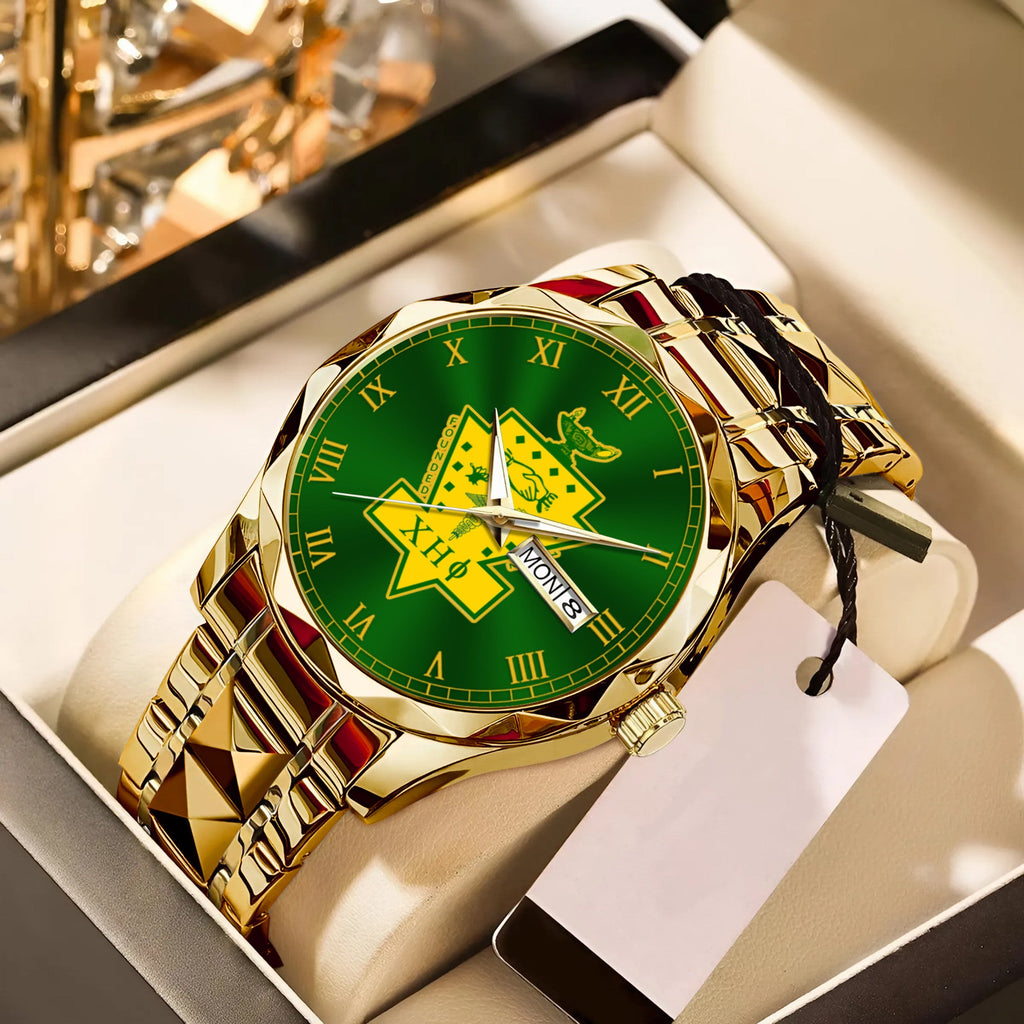 Greeklife Accessories - Chi Eta Phi Sorority Alloy Luxury Quartz Watch A31